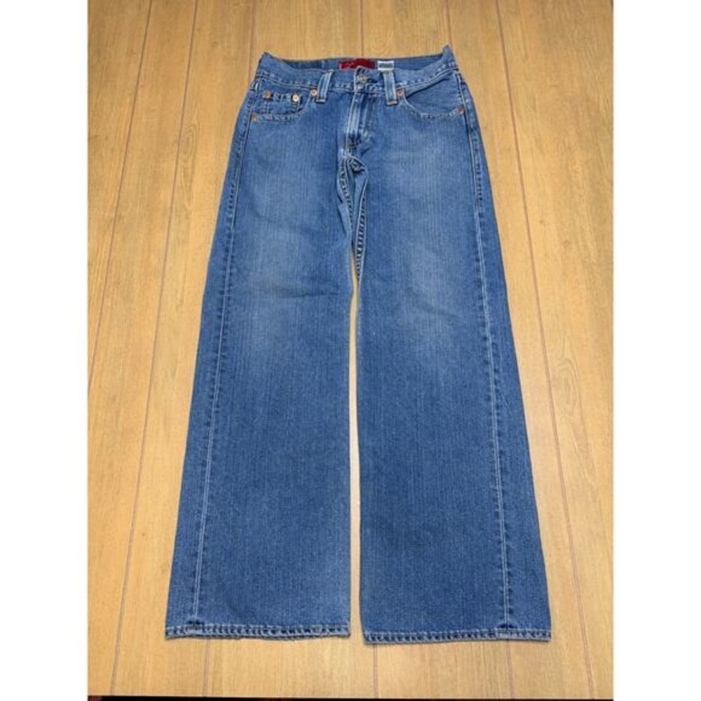 Levi's Type 1 Real Loose Jeans W29 L32 Blue Denim Vintage Y2K Wide Leg